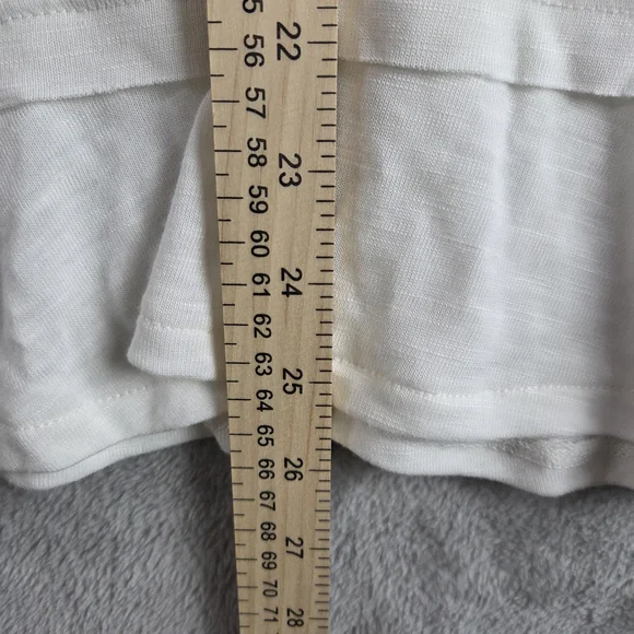 J. Crew Mercantile Cream Fitted Peplum Blouse Long Sleeve - Picture 4 of 7